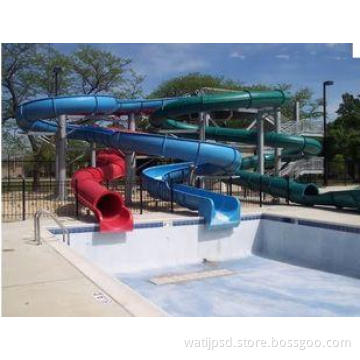 Custom Pool Water Slides For Holiday Resort Toddler Water S